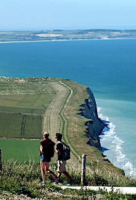 Coastal footpath